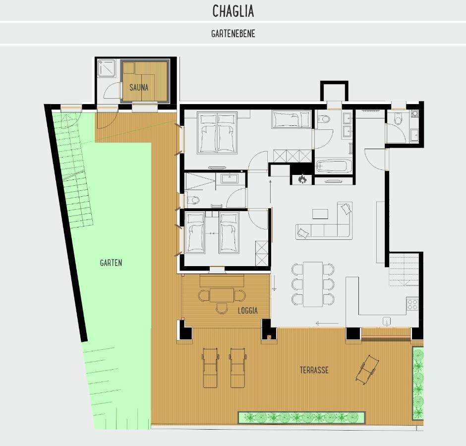 Chesa Muntanella Apartment Фис Екстериор снимка